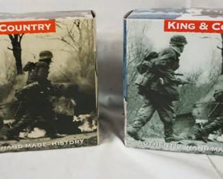 1255	KING & COUNTRY WWII METAL SOLDIERS 2 BOXED SETS WS086, WS118
