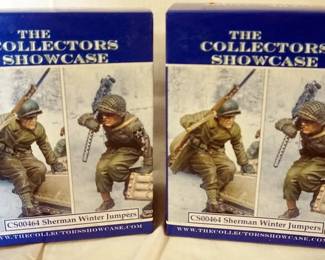 1106	COLLECTORS SHOWCASE WWII MINIATURE SOLDIERS BOXED SETS 
