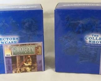 1100	COLLECTORS SHOWCASE WWII MINIATURE SOLDIERS BOXED SETS LOT OF 2
