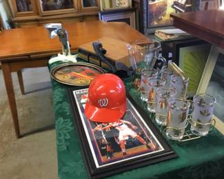 Collectibles, furniture, glassware 