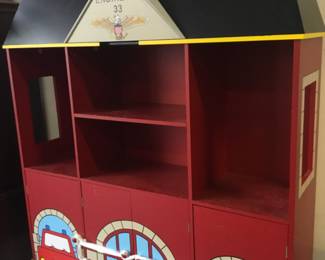 Wood Playhouse firehouse 