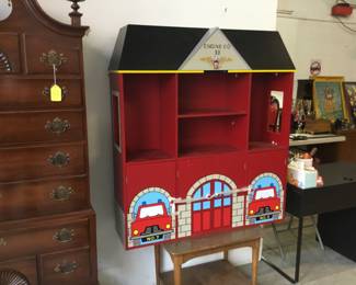 Wood Playhouse firehouse 