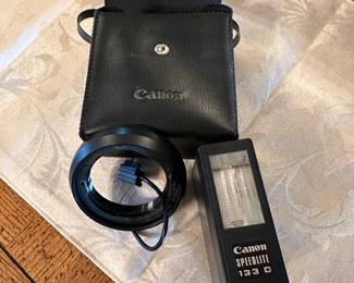 Vintage Canon 133 D Speedlite Flash Kít 
