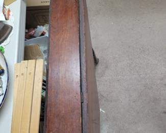 Antique folding card table