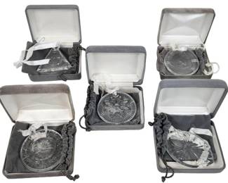 Waterford Crystal Times Square Disc Ornaments