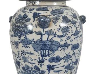 Chinese Ceramic Foo Dog Ginger Jar