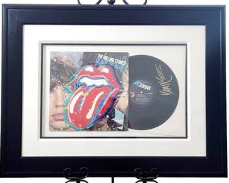 Rolling Stones Tim Yanke Signed Album Mixed Media