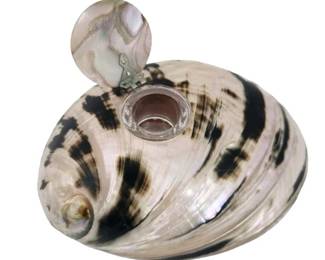Vintage Sea Shell Ink Well