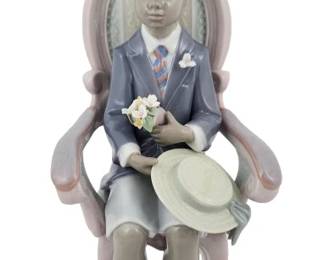 Lladro Black Legacy All Dressed Up Figurine #5909
