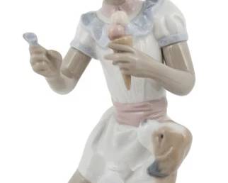Lladro Black Legacy Girl Sharing Sweets #5836