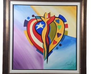 Alfred Gockel Love United Original Painting