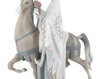 Lladro King Balthasar on Horse Figurine #11020
