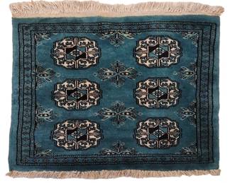 Green Hand Woven Persian Rug