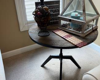Crate and Barrel Adjustable Swivel Table
