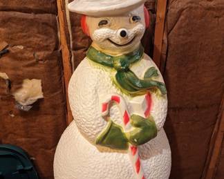 Large Vintage Christmas Blow mold