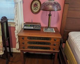 Spool Cabinet Table