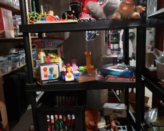 basement  items  and  toys