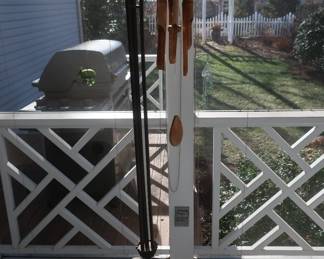 floor  lamp-  one  of  two identical  lamps