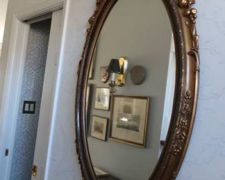 large  ornate  mirror