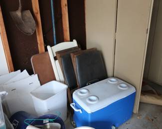 garage  items-cooler  is  sold