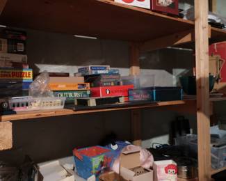 basement  items  and  games