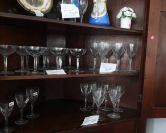 Baccarat  stemware-some  is  sold