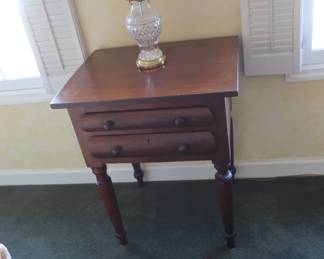 lamp table  and  lamp