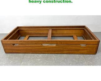 Lot 1506 French Oak Trundle Day Bed. Good heavy construction. 