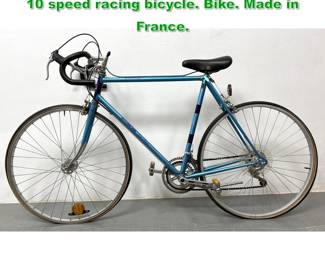 Lot 1438 French Motobecane Suner mirage 10 speed racing bicycle. Bike. Made in France. 