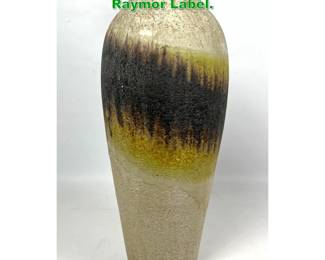 Lot 1272 Large MARCELLO FANTONI Vase. Raymor Label. 