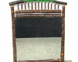 Lot 1503 Artisan Made Rustic Wood Timber Frame Wall Mirror