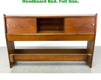 Lot 1257 DREXEL Declaration Bookcase Headboard Bed. Full Size. 