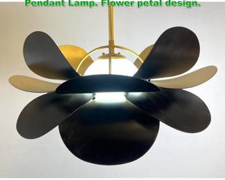 Lot 1440 Corbett Lighting Ginger Chandelier Pendant Lamp. Flower petal design. 
