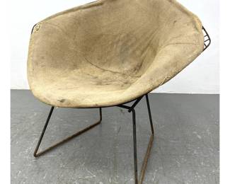 Lot 1605 Harry Bertoia Diamond Chair. 