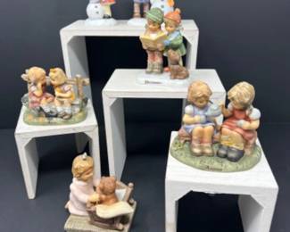 (6) 2001-2003 GOEBEL Berta Hummel Porcelain Figurines