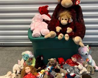 Storage Tote of TY Beanie Babies 1 - SCHWEETHEART