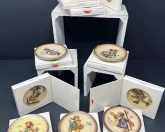 (10) Vintage 1990s Mini Hummel Plates - 3.25"D - Click to See All