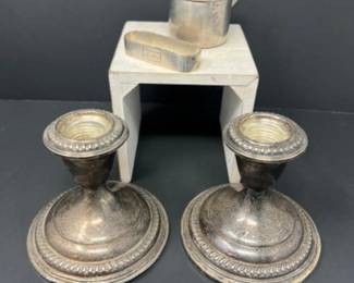 	Sterling - Gorham, GLB, & Empire Weighted Candles Holders