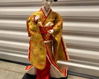 Mariko Japanese Bride Geisha Doll 20.5" Franklin Mint Heirloom