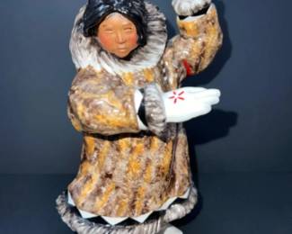 Vintage 1963 C Alan Johnson 'Mary' Alaskan Ceramic Figurine