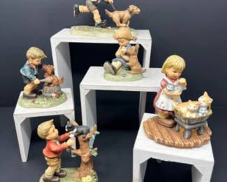 (5) 1999-2004 GOEBEL Berta Hummel Porcelain Figurines