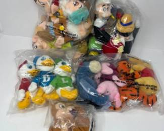NIB DISNEY Character Bean Bag Plush Sets 1 