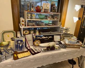 Silver Plated serving flatware and bowls Neiman Marcus and Oneida