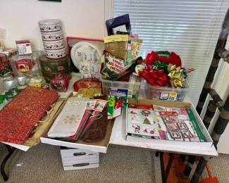 Christmas Bag SML and XLs, Gift Wrap , Christmas Tags, Lots of Christmas Coasters, Candles, Bows _ EVERYTHING for CHRISTMAS   GREAT PRICES!! 
