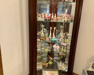 2 Matching Corner  China Cabinets 