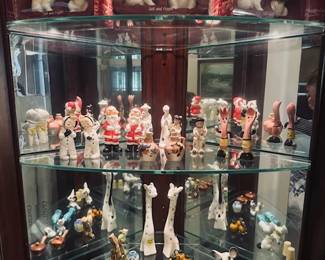 Antique Salt and Pepper collection and Snow Babies 1950's