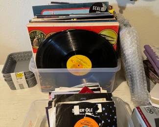 Vinyls and 45s