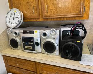 Boom Book and wall clock