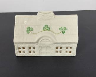 Belleek Thatcher Cottage Votive