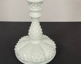 Fenton Milk Glass Candle Holder